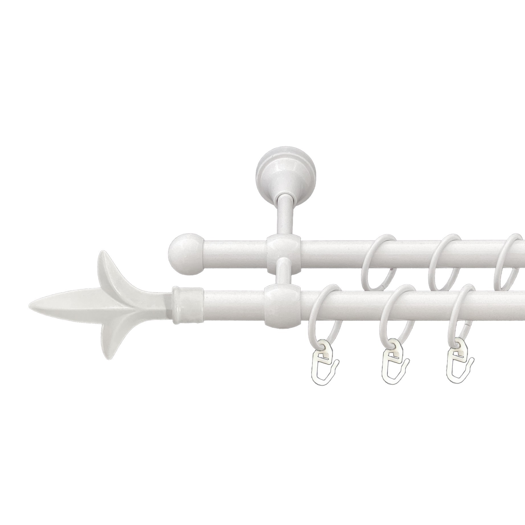 

Карниз Orvit Лілія металевий дворядний литий гладка труба кільце металеве Арктіс 16\16 мм 240 см (00-00012364)
