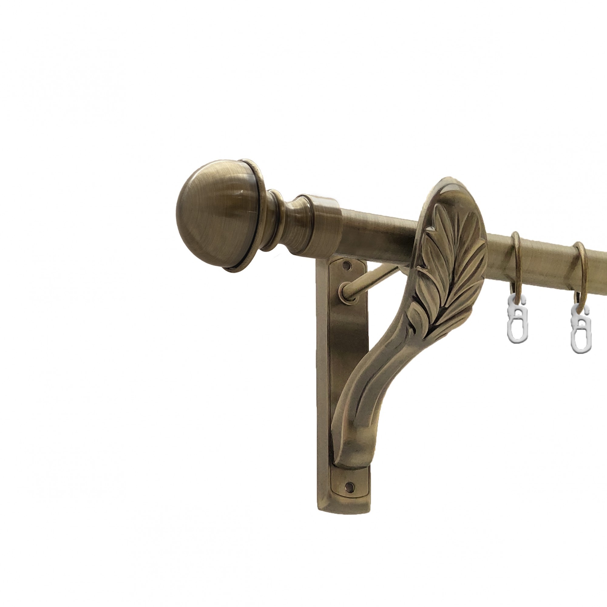 

Карниз Orvit Бостон металевий однорядний ретро гладка труба кільце металеве Антик 25 мм 160 см (00-00010270)