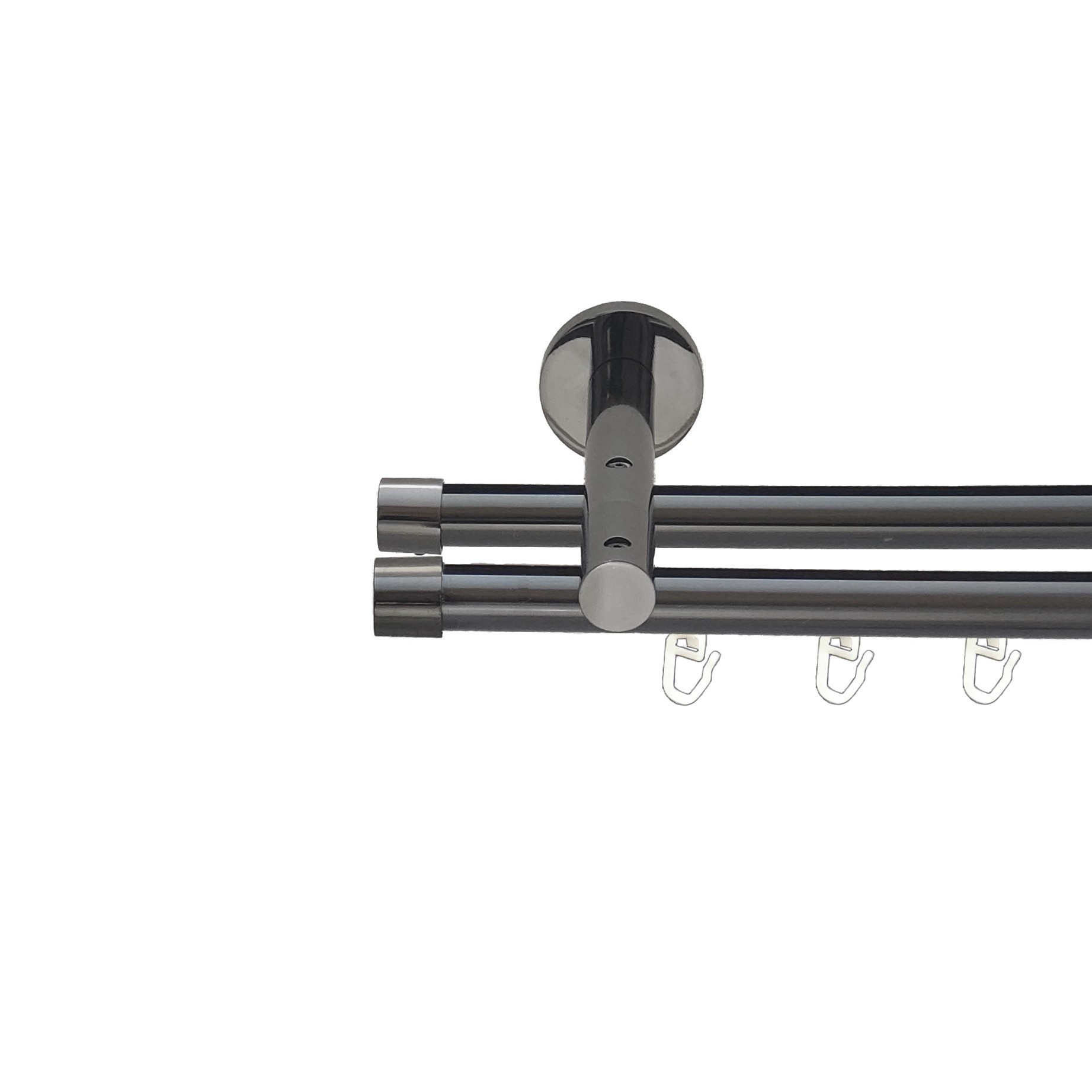 

Карниз Orvit Заглушка металевий дворядний реверсивний профільна труба Онікс 19\19 мм 240 см