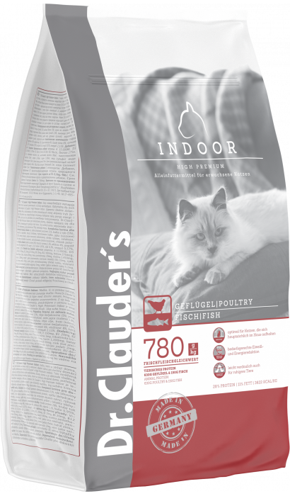 

Сухой корм для котов, живущих в помещении Dr.Clauder's High Premium Indoor 10 кг