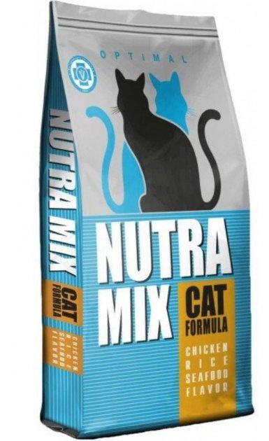 

Сухой корм для котов с курицей, морепродуктами и рисом Nutra Mix Optimal (Нутра Микс) 9,07 кг