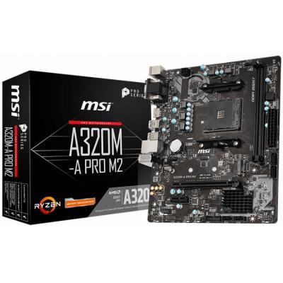 

Материнская плата MSI A320M-A PRO M2 (A320M-A PRO M2) Over-Stock