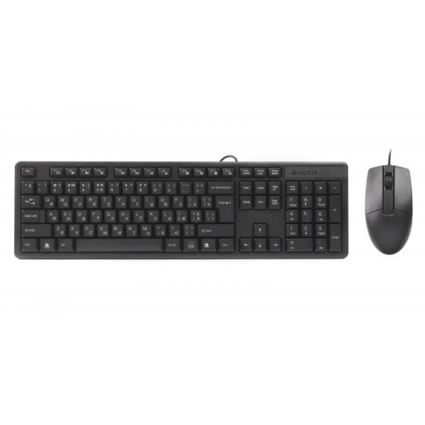 

Комплект (клавиатура, мышь) A4-Tech KK-3330 Black USB