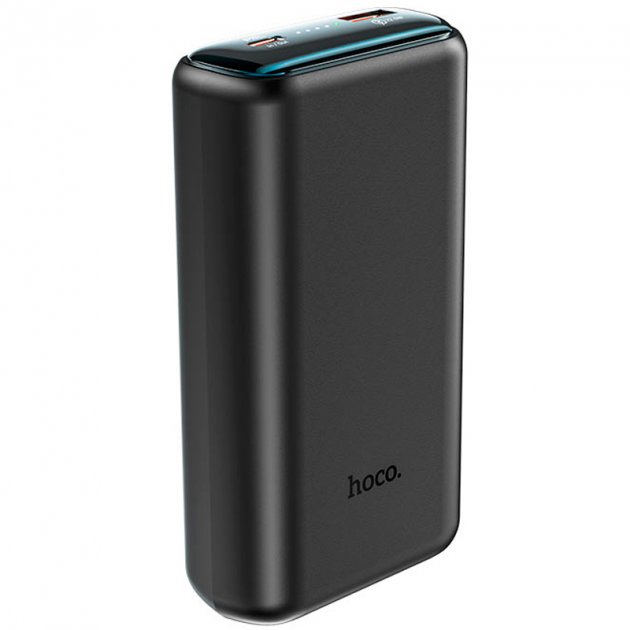 

Повербанк PowerBank HOCO Q1a с Led зарядкой 20000 mah черный USB/Type-C (Q1a)