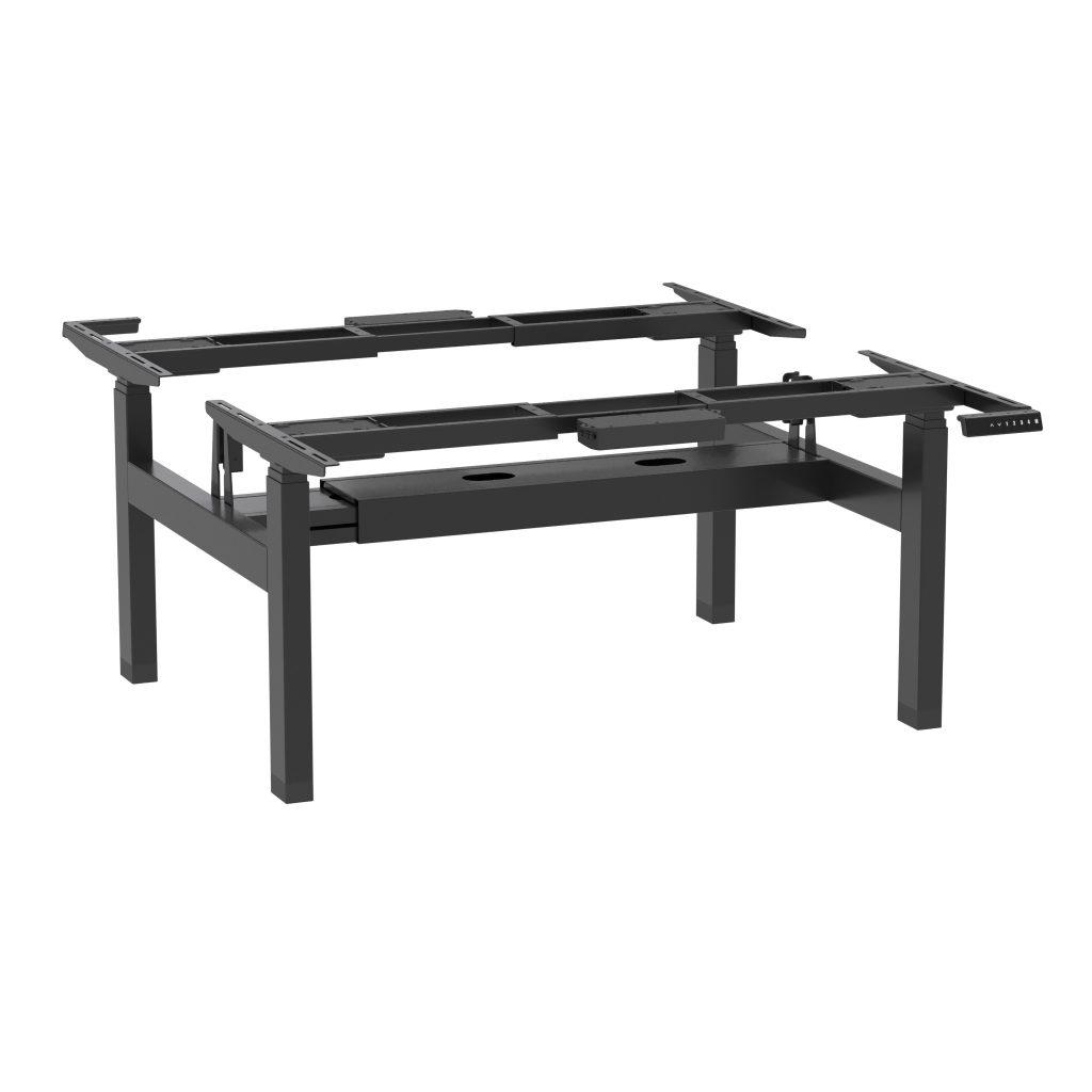 

Электро-стол Monotable Flex Duo двойной с регулировкой высоты (без столешницы, черный )