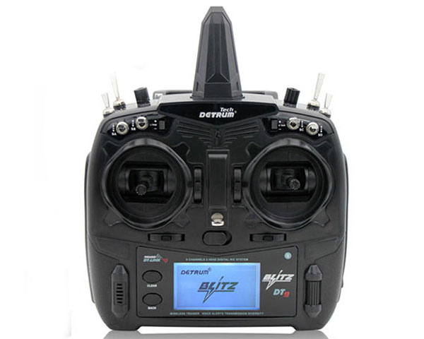 

Пульт управления Dynam Detrum Blitz-DT9 w/Telemetry (Black,TX+RXC9M)