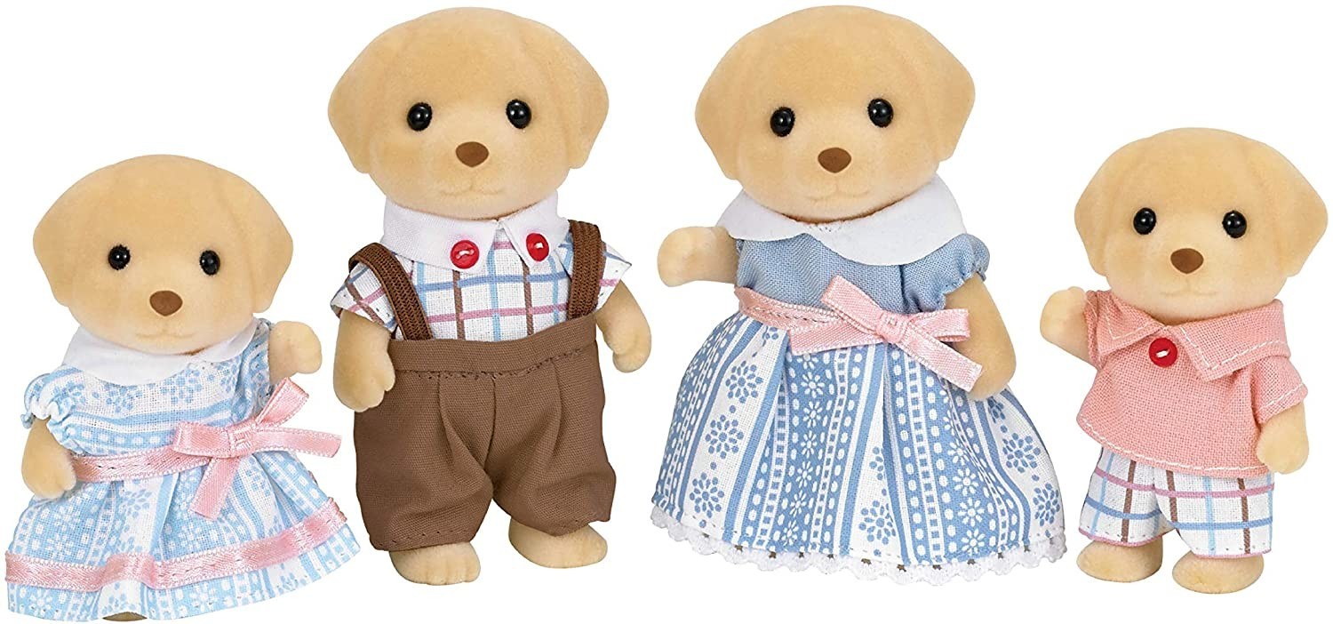 

Набор фигурок Calico Critters Семья желтых лабрадоров Yellow Labrador Family (CC2018)