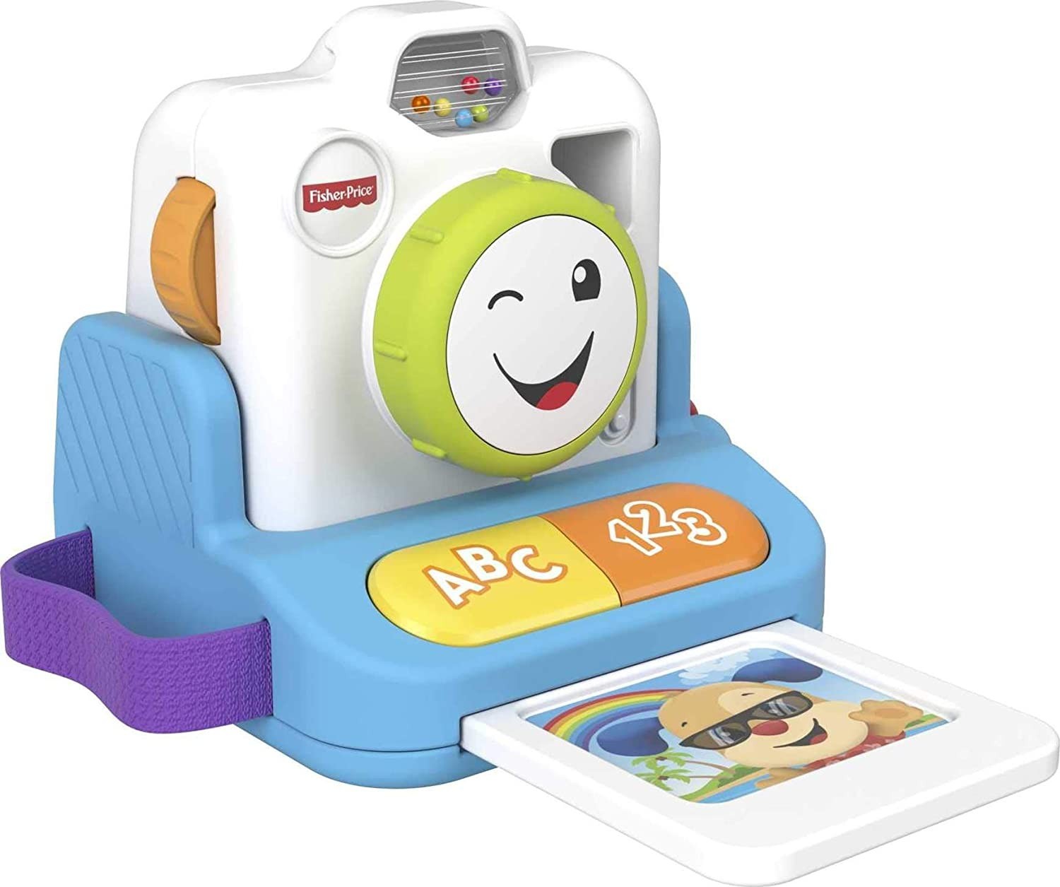 

Интерактивная музыкальная игрушка Fisher-Price Фотоаппарат Laugh & Learn Instant Camera GJW19