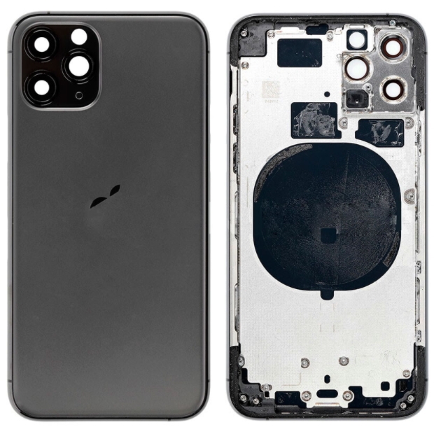 

Крышка задняя iPhone 11 Pro с рамкой Space Gray Copy