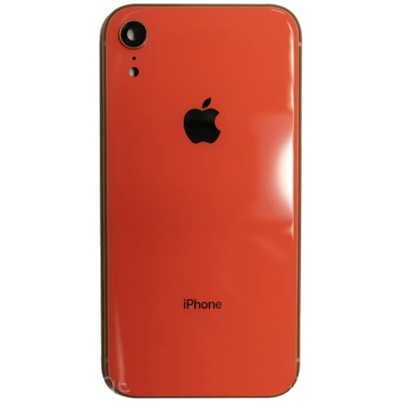 

Крышка задняя iPhone XR с рамкой Coral