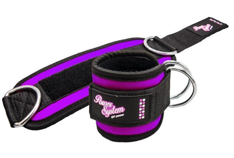 

Манжеты на лодыжку Power System Ankle Strap Gym Babe PS-3450 Purple