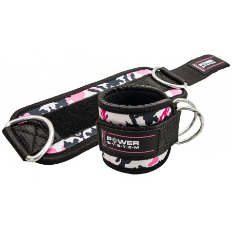 

Манжеты на лодыжку Power System Ankle Strap Camo PS-3470 Pink/Black