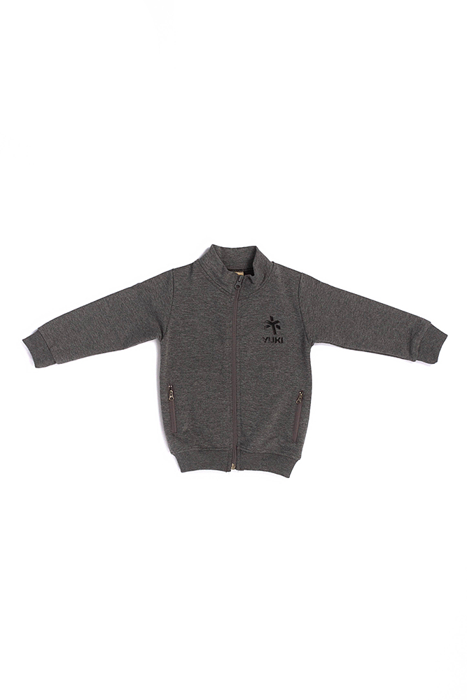 

Кофта спортивна на хлопчика Yuki 122 темно-сірий (SKT000552466)