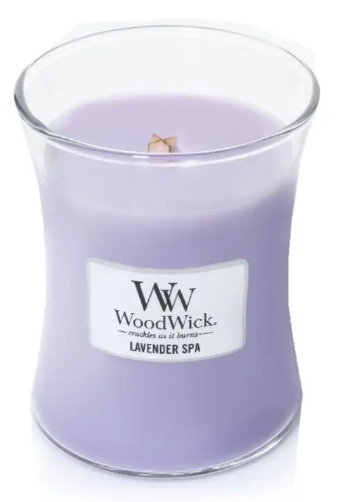 

Ароматична свіча WoodWick Medium Lavender Spa 275 г