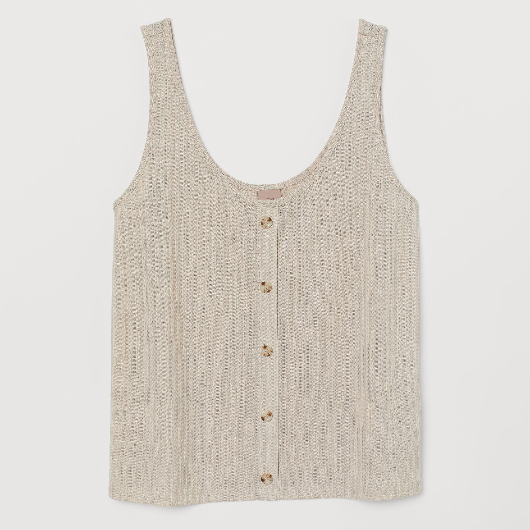 

Топ H&M 060767480  Светло-бежевый, Топ H&M 060767480 3XL Светло-бежевый