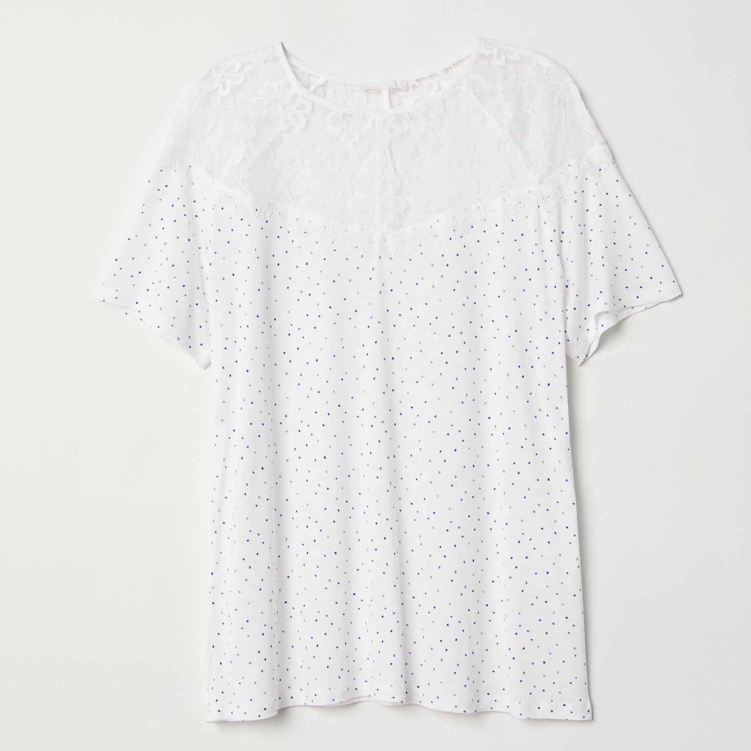 

Футболка H&M 060639344  Белая_точка, Футболка H&M 060639344 XS Белая_точка