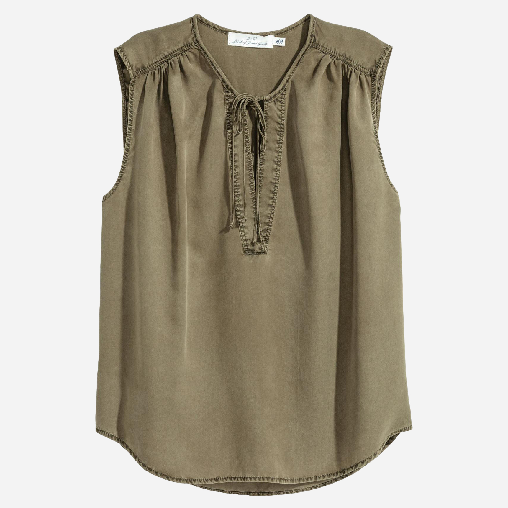 

Блузка H&M 060505091  Хаки, Блузка H&M 060505091 34 Хаки
