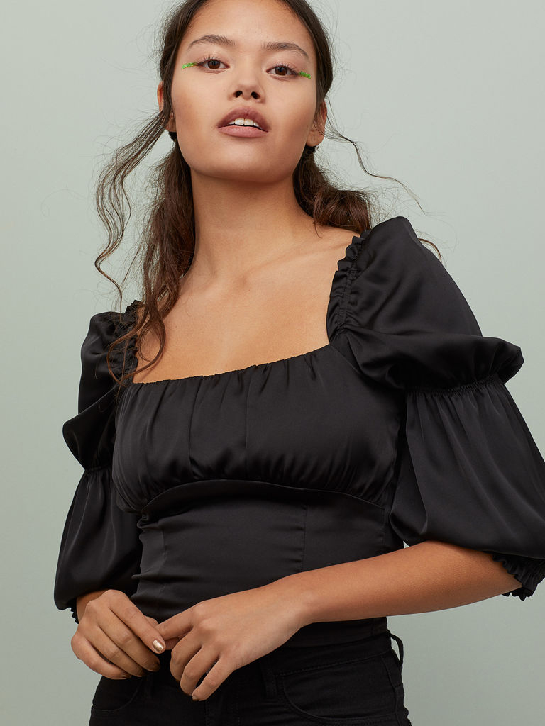

Топ H&M 060852092  Черный, Топ H&M 060852092 38 Черный