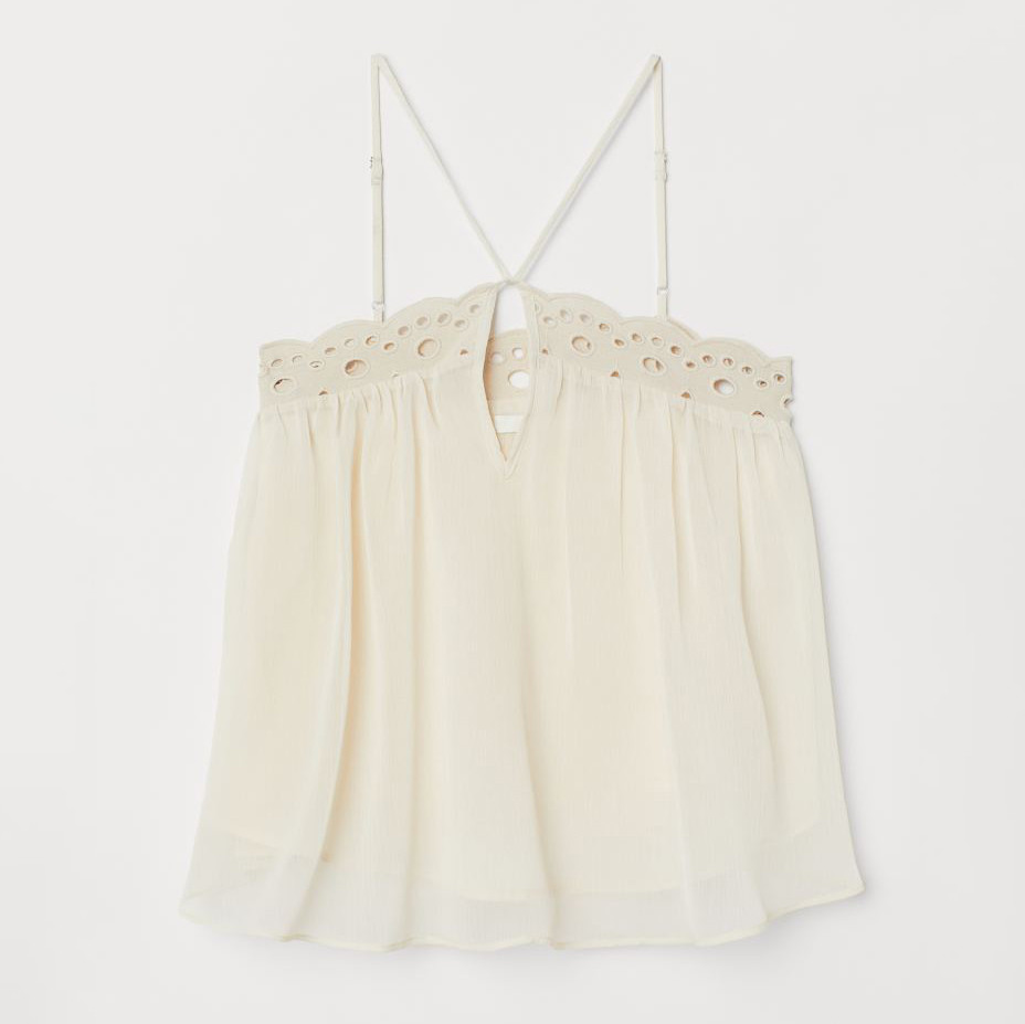 

Топ H&M 060768503  Бежевый, Топ H&M 060768503 48 Бежевый