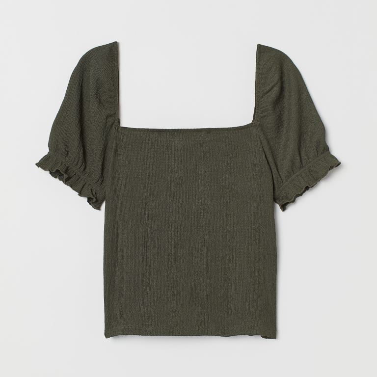 

Топ H&M 060708456  Темно-зеленый, Топ H&M 060708456 XL Темно-зеленый