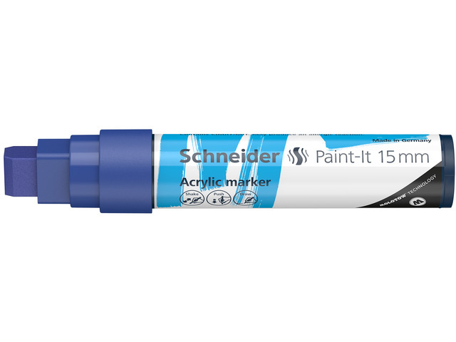 

Маркер акриловый Schneider Paint-it 15 мм синий (S120303)