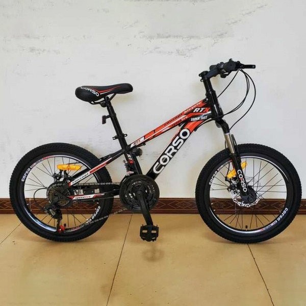 

Велосипед Спортивный CORSO 20"дюймов 95461 рама металлическая 11’’, 21 скорость, собран на 75%