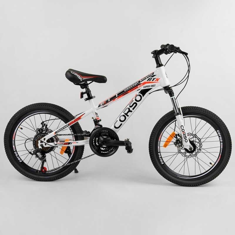 

Велосипед Спортивный CORSO 20"дюймов 30984 рама металлическая 11’’, 21 скорость, собран на 75%