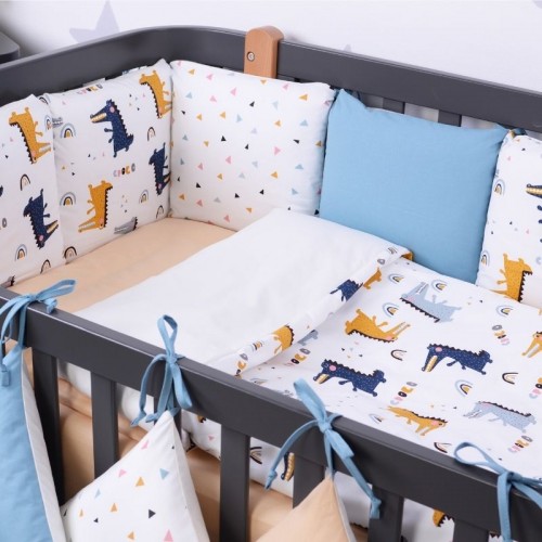

Постельный комплект для кроватки Baby Veres Croco 6 единиц