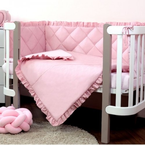 

Постельный комплект в кроватку Baby Veres Macaroon Raspberry 6 единиц
