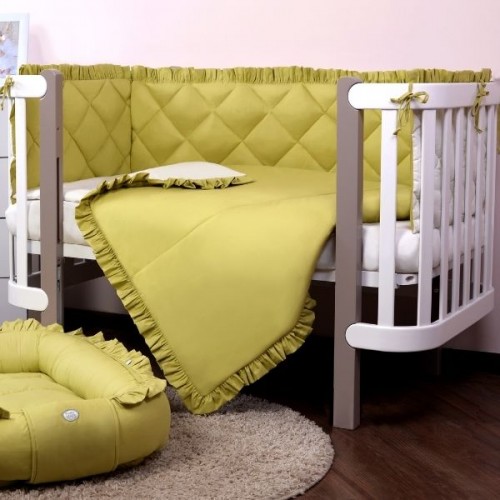

Постельный комплект в кроватку Baby Veres Macaroon Green 6 единиц