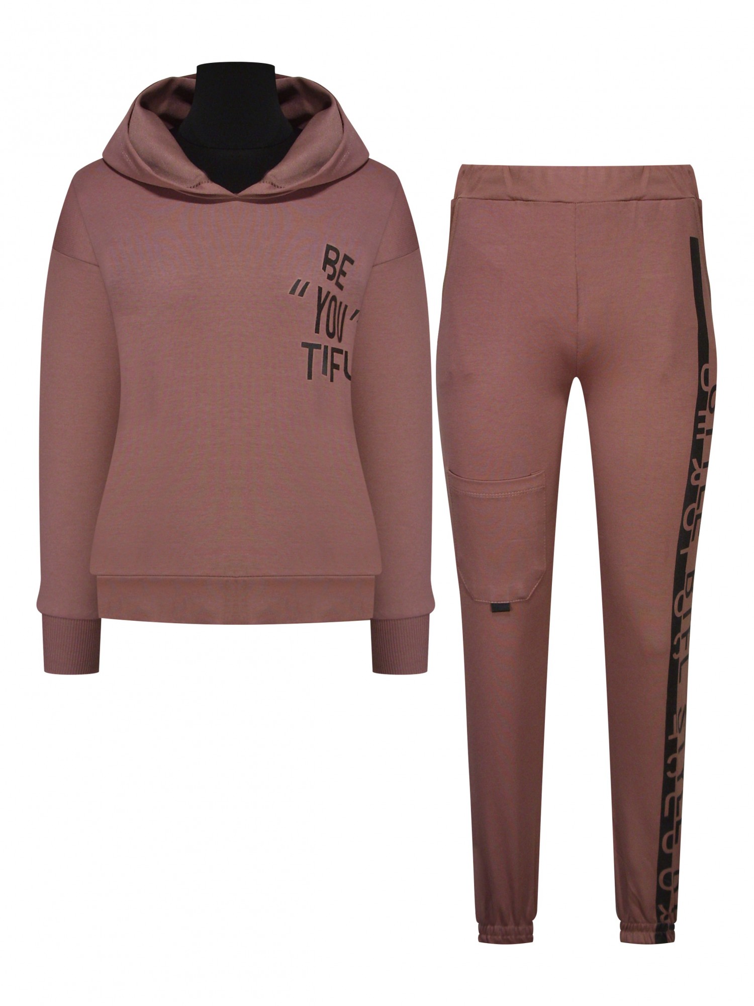 

Костюм спортивний Teto Kids 252 140 см Мокко