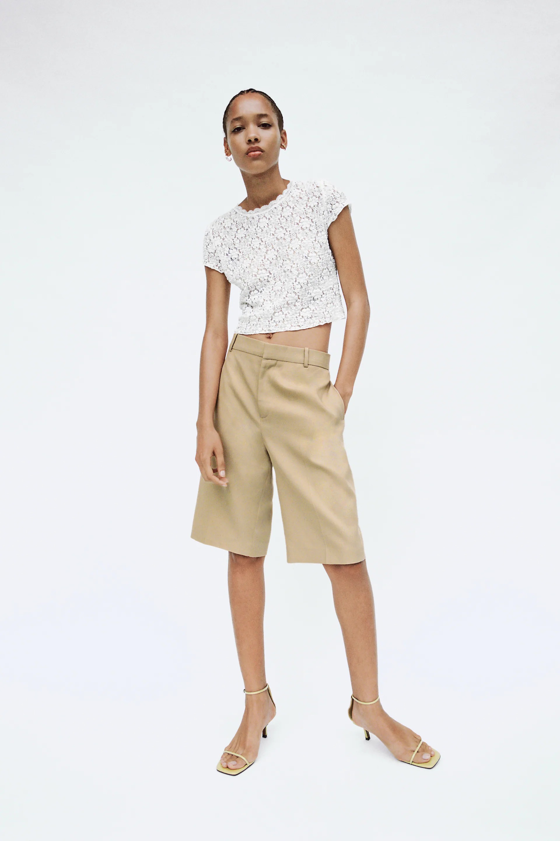 

Блуза Zara  белый 2878455251, Блуза Zara L белый 2878455251