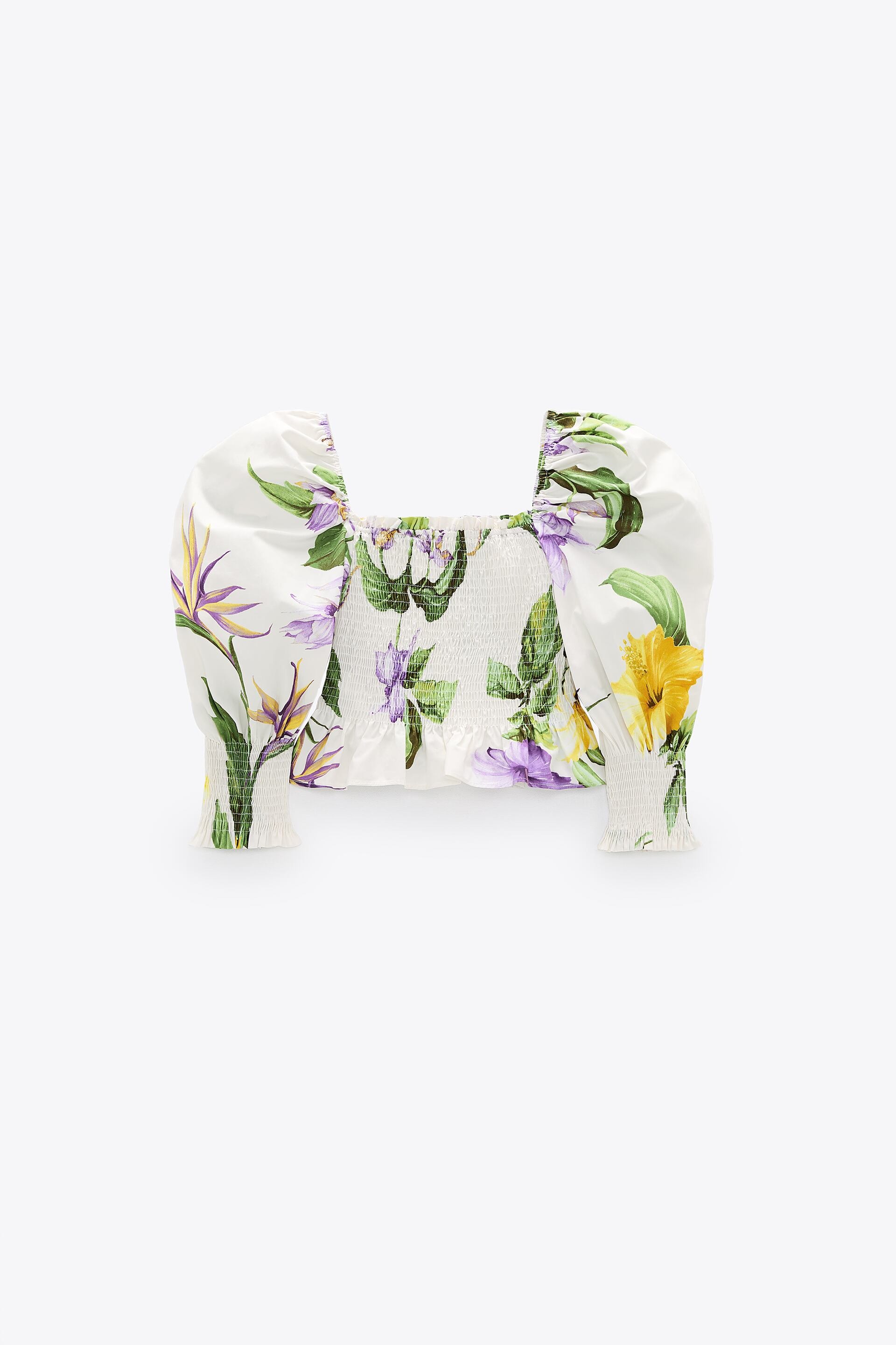 

Блуза Zara  белый цветы 8000272069, Блуза Zara S белый цветы 8000272069