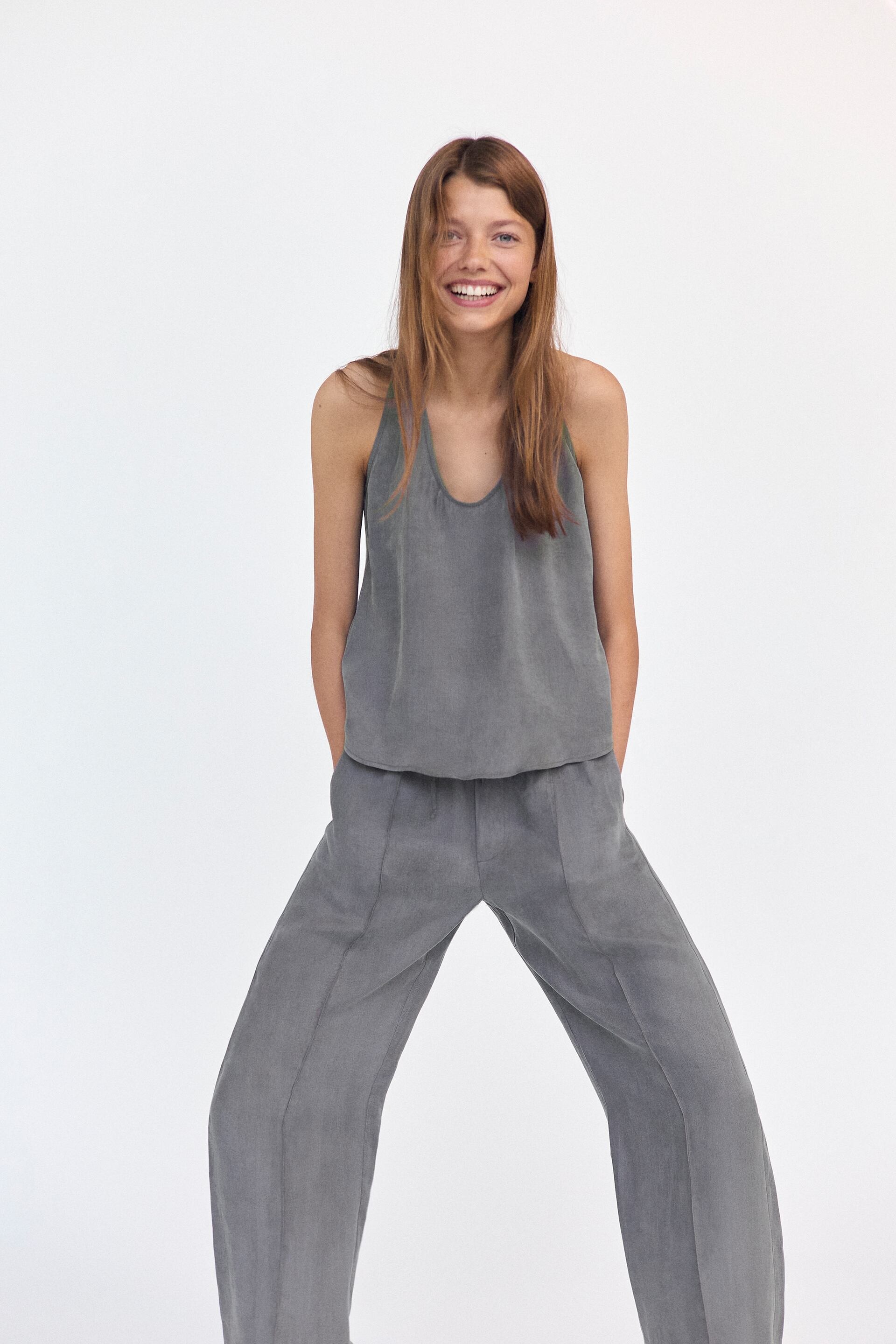 

Майка Zara  темно серый 6929200807, Майка Zara XS темно серый 6929200807