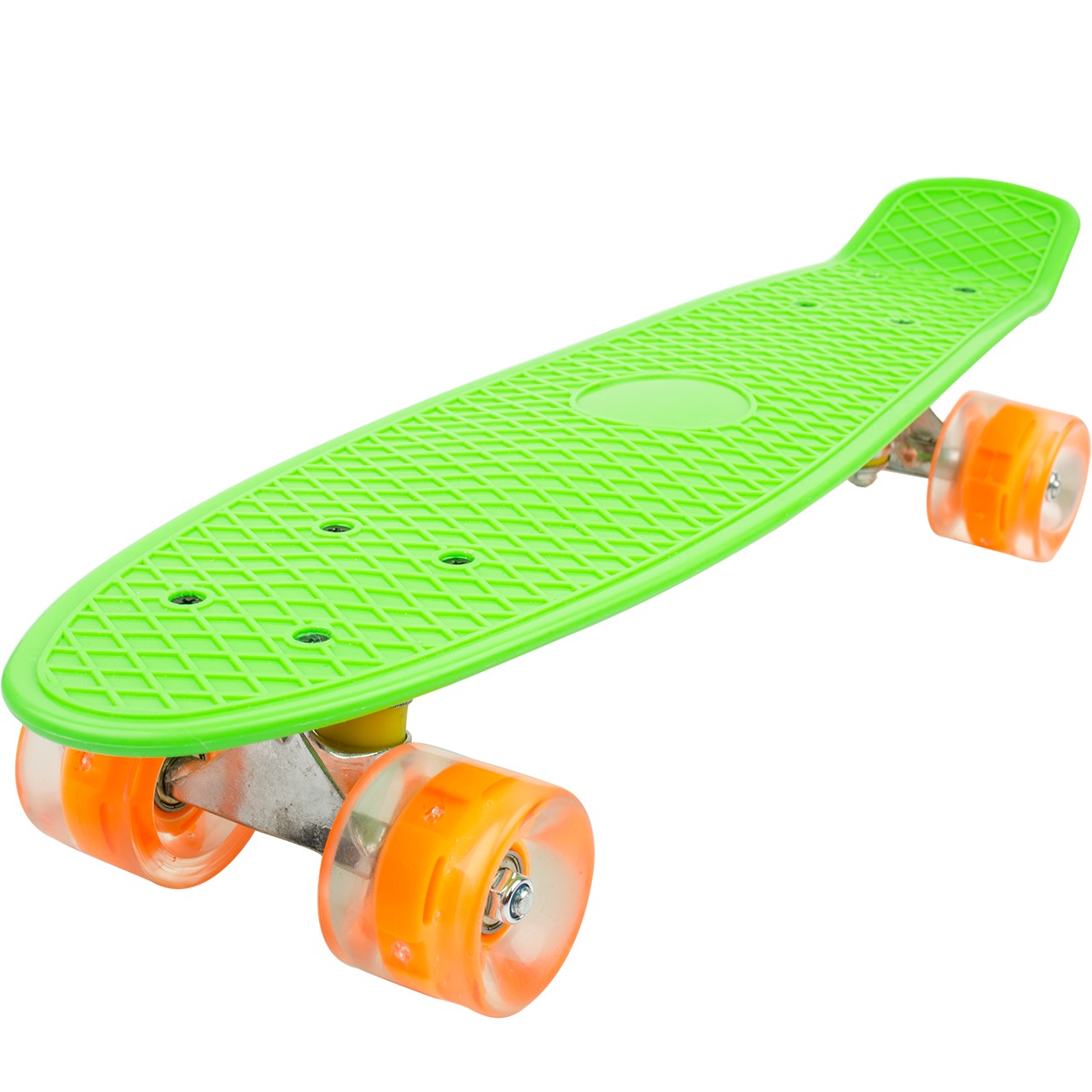 

Зеленый пенни борд Penny Board Original салатовый светящиеся колеса