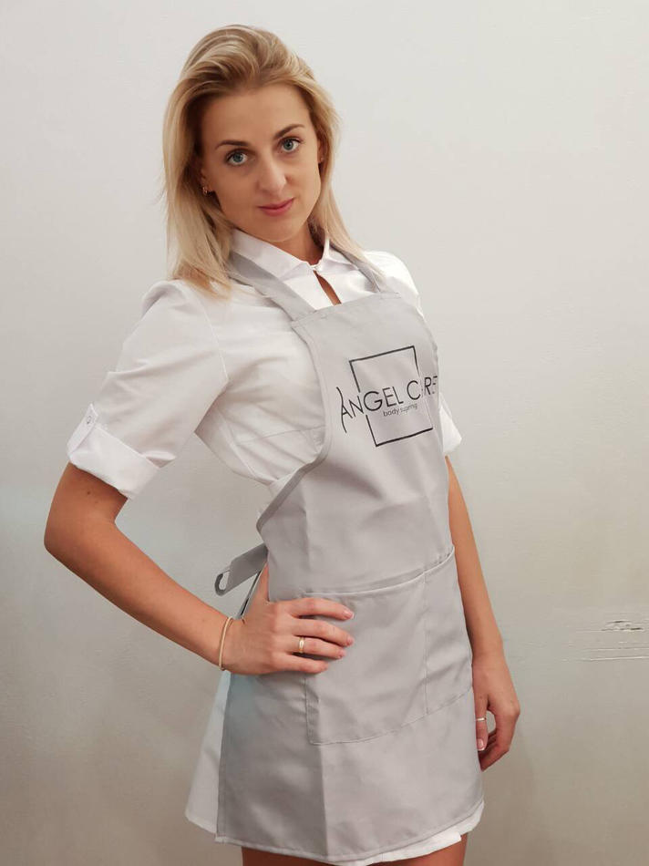 

ФАРТУК ANGEL CARE СВЕТЛО СЕРЫЙ