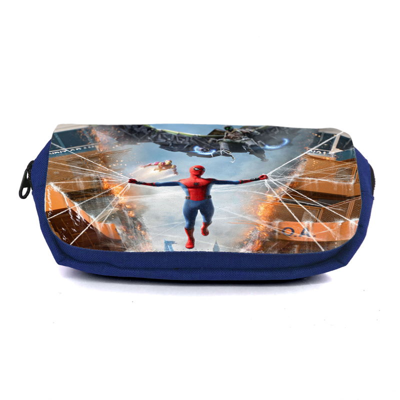 

Школьный пенал Человек Паук 016 органайзер универсальный (Spiderman-016-blue) синий