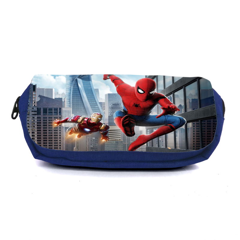 

Школьный пенал Человек Паук 01 органайзер универсальный (Spiderman-01-blue) синий