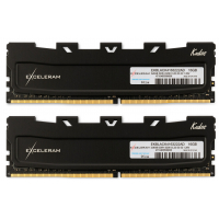 

Модуль пам'яті для комп'ютера DDR4 16GB (2x8GB) 3200 MHz Black Kudos eXceleram (EKBLACK4163222AD)