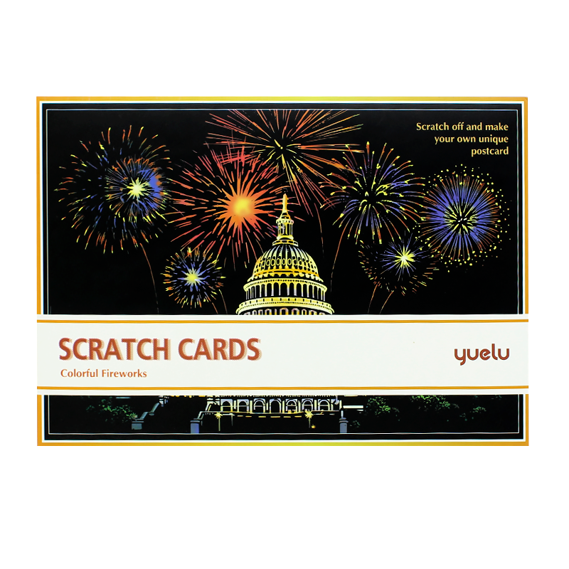 

Скретч-картина 4 в 1 YUELU G-10 Fireworks
