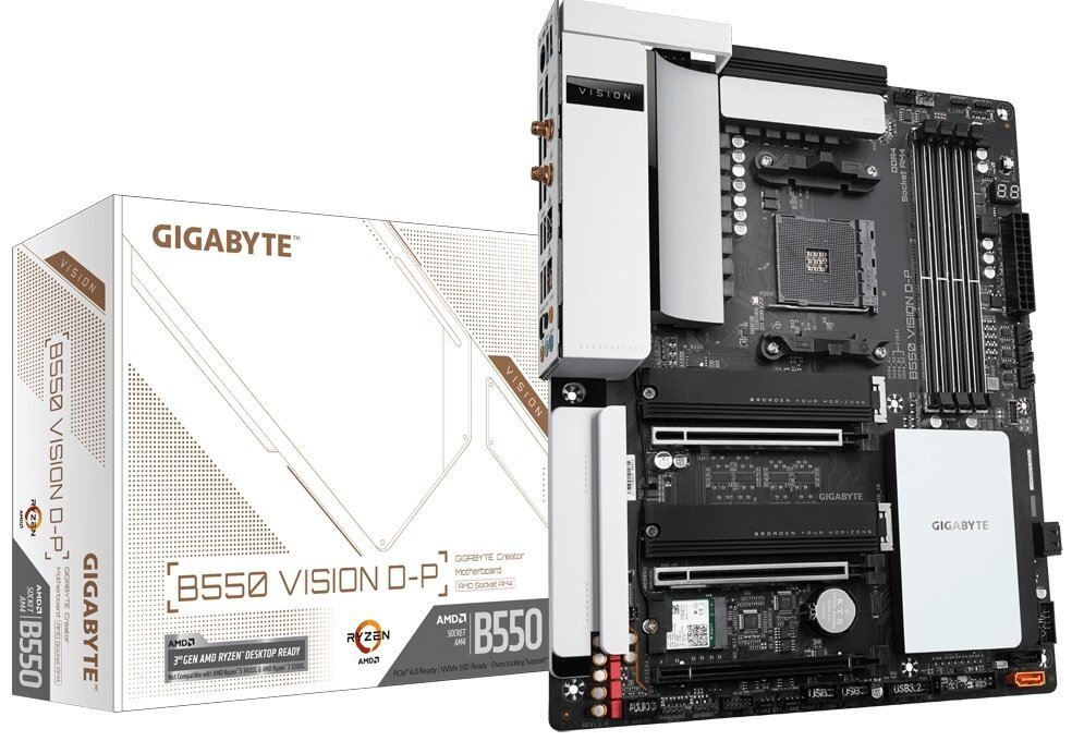 

Материнська плата GIGABYTE B550 VISION DP (B550_VISION_D-P)