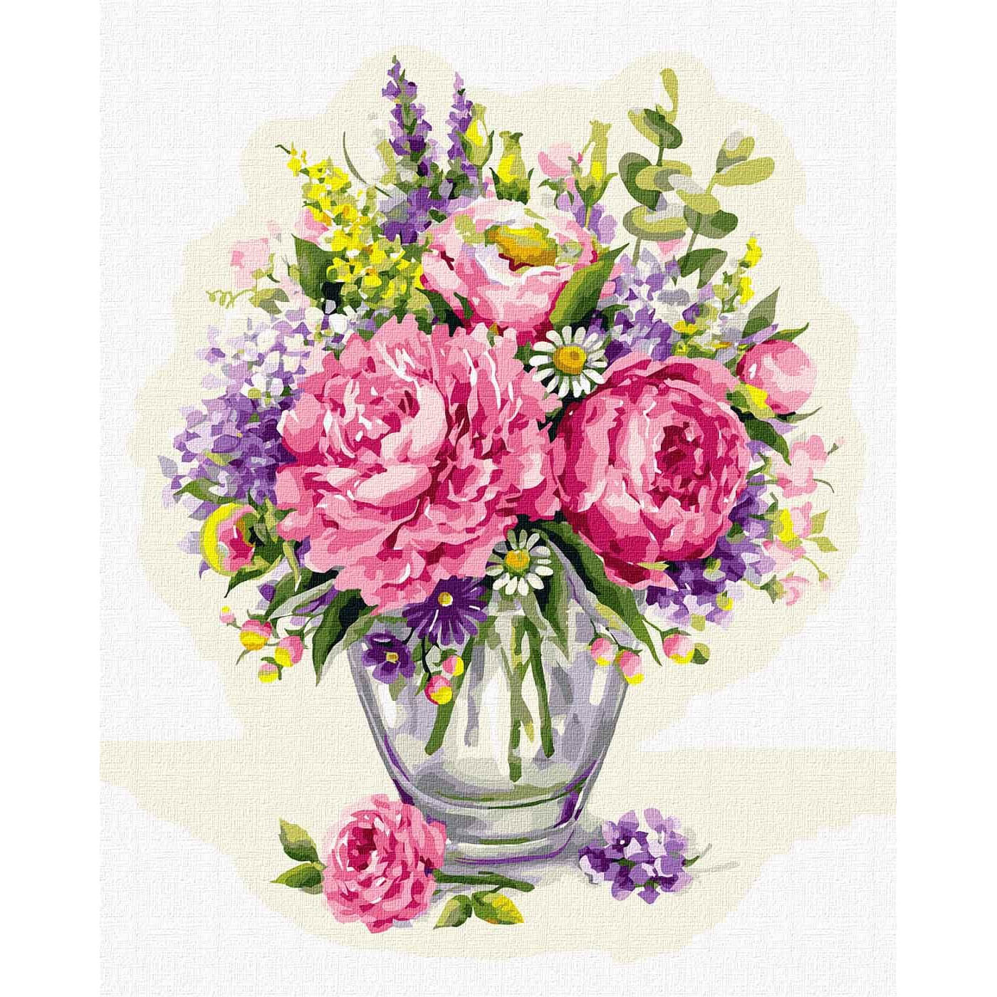 

Картина по номерам Идейка Живописные пионы размер 40-50 см КНО3132 Идейка (КНО3132)