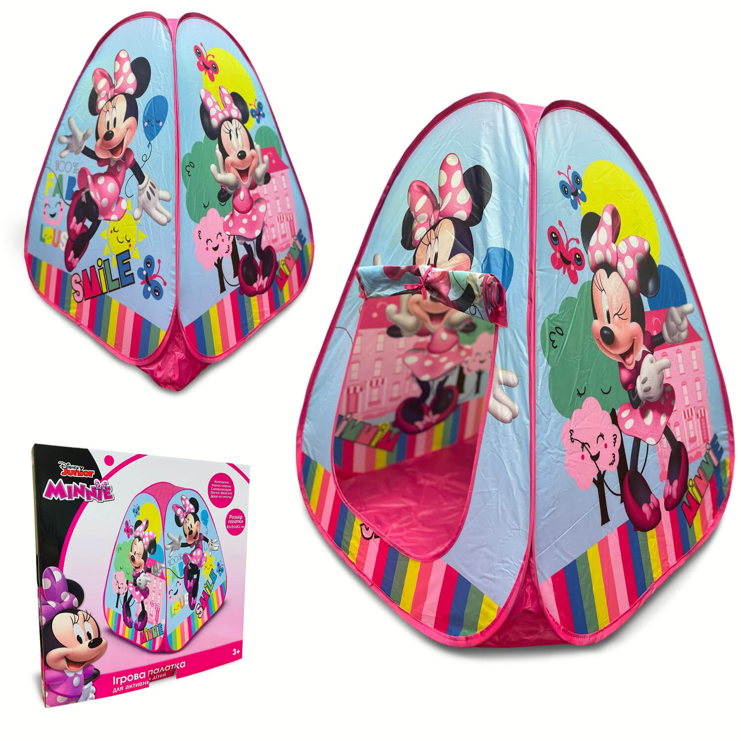

Палатка «Minnie Mouse» 91-81-81 см D-3314 A-Toys (D-3314)