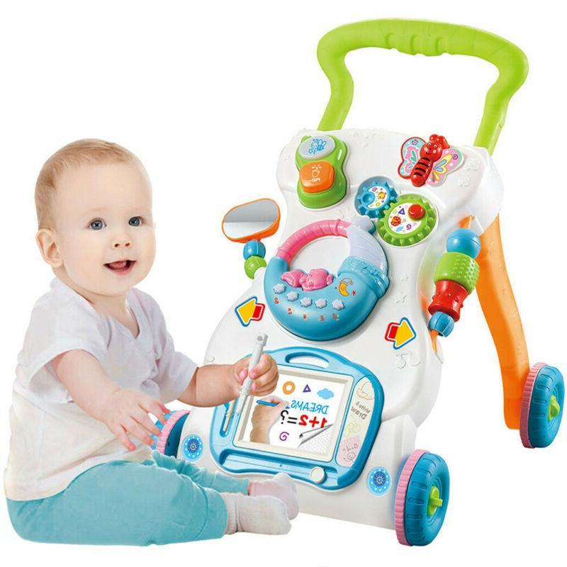 

Детские игровые развивающие ходунки 2 в 1 "Qichun Toys",музыкальные и световые эффекты