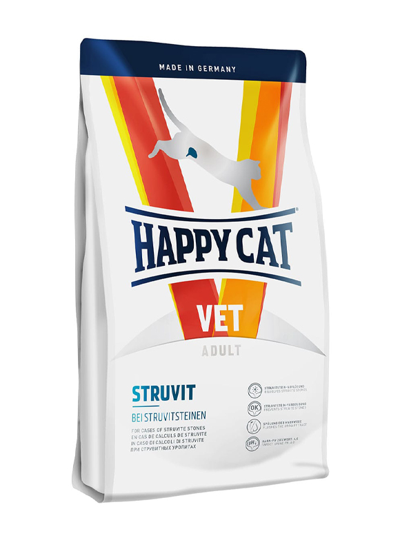 

Сухой корм Happy Cat VET Diet Struvit для котов с мочекаменной болезнью 4 кг