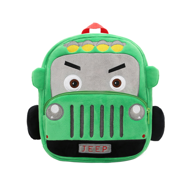 

Детский велюровый рюкзак для дошкольника Berni Car 30х26см Зеленый (52909)