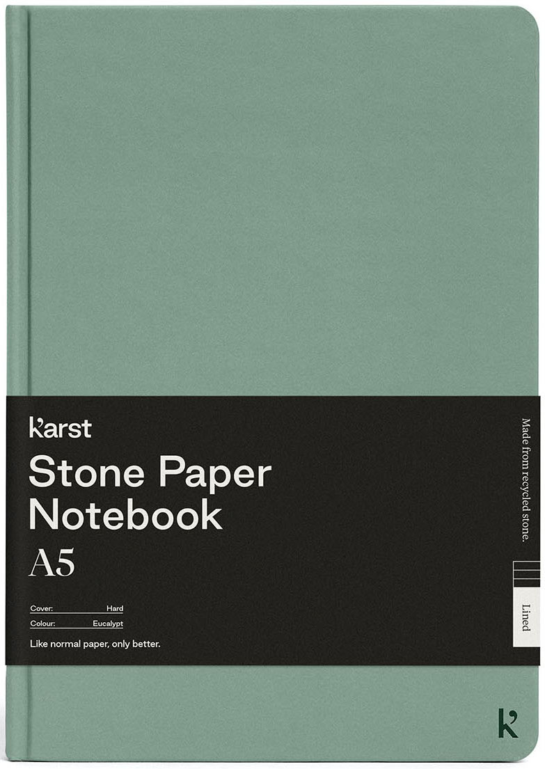 

Блокнот Karst Notebook A5 144 страницы в линию Эвкалипт (754169024703)