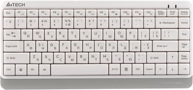 

Клавиатура проводная A4Tech FK11 Fstyler USB White