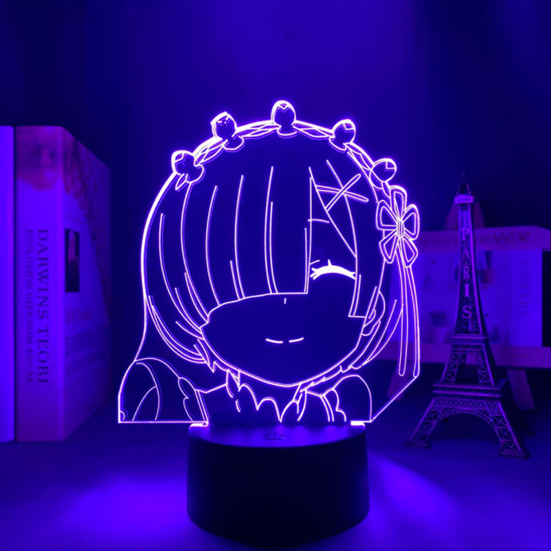

Настольный светильник-ночник Ре: Зеро, Жизнь с нуля - Re: Zero 16 цветов 3D USB (14809)