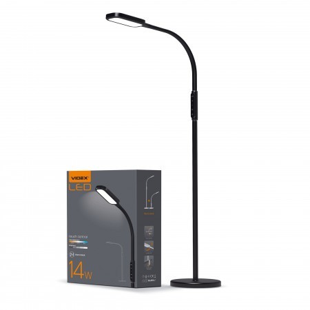 

LED торшер чёрный VIDEX TF07B 14 Вт 3000-5500K (VL-TF07B)